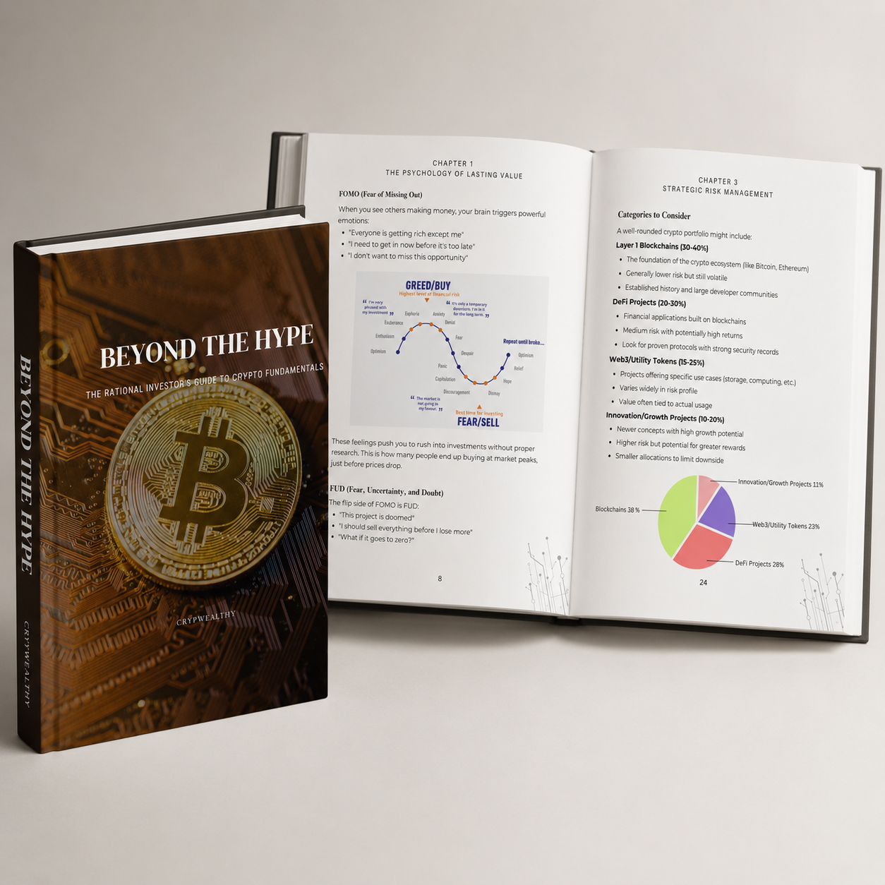 Beyond The Hype book and open pages